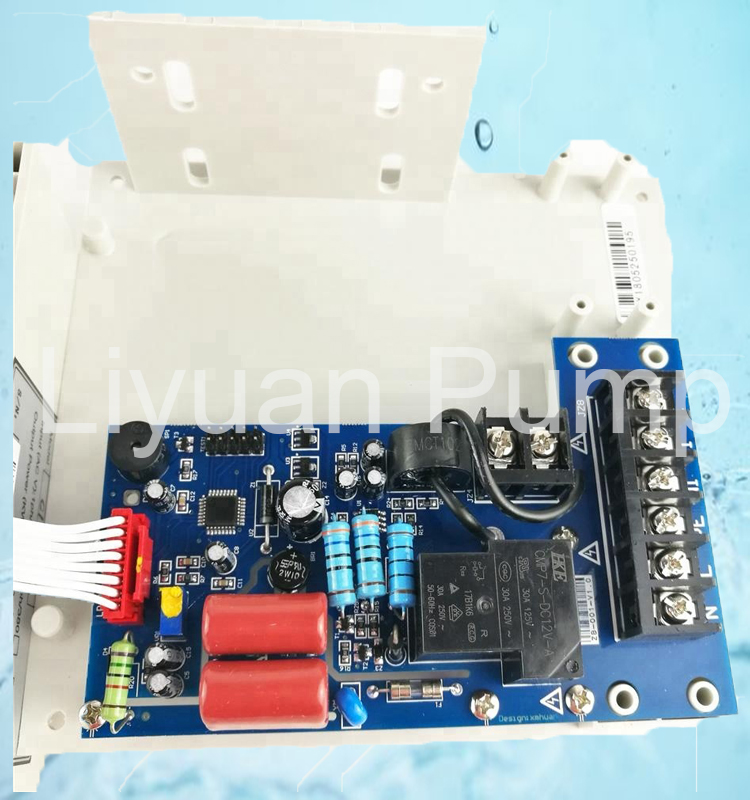 Controle automático de pressão, caixa de controle da bomba